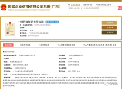 聚焦超快充電池與石墨烯技術(shù) 廣汽集團孵化新興能源技術(shù)創(chuàng)新公司